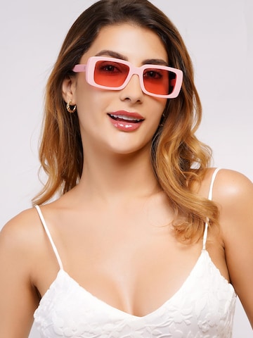 AVANT-GARDE PARIS Sonnenbrille 'Square Nysa' in Pink