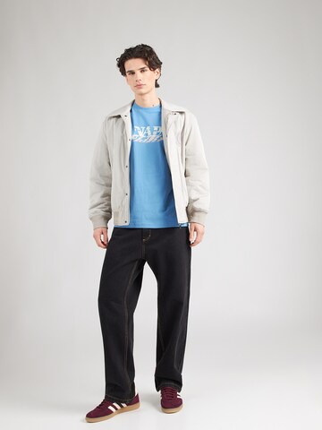 Tricou 'S-LODESTAR' de la NAPAPIJRI pe albastru