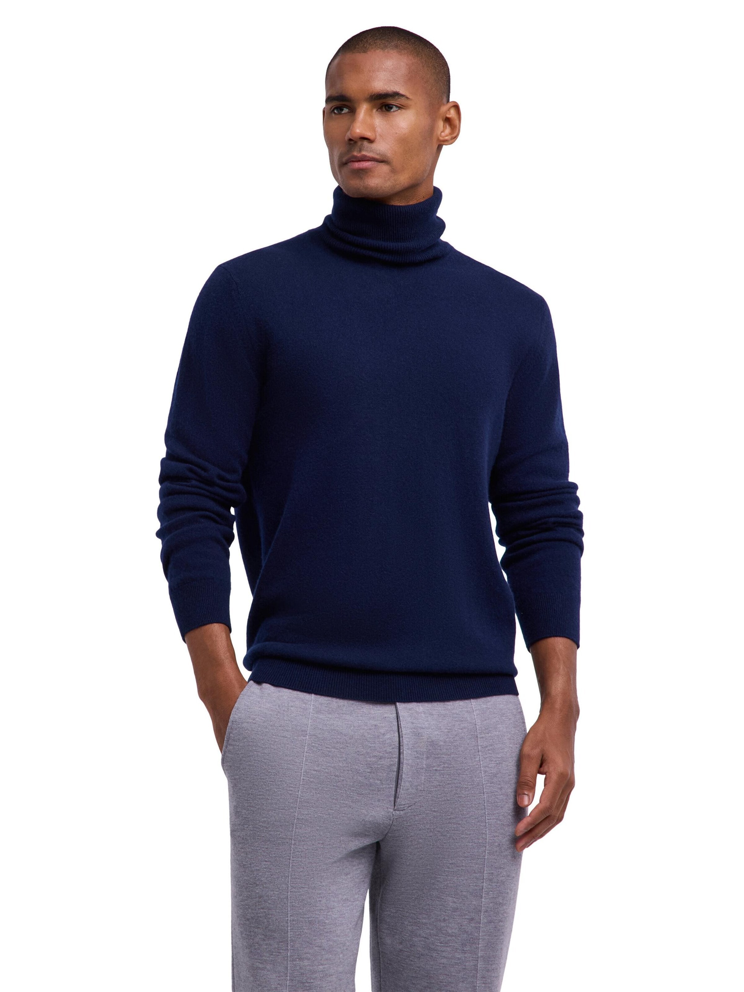 FALKE Pullover 'Pure Cashmere'‌‌‌‌‌ in Blau: Vorderseite
