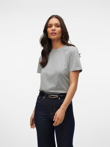 VERO MODA Μπλουζάκι 'Paulina' σε γκρι: μπροστά