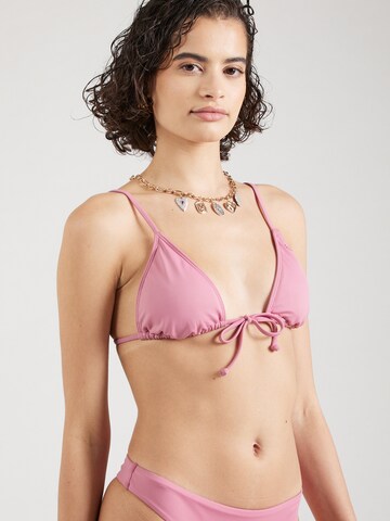 Triangle Hauts de bikini 'BEACH CLASSICS' ROXY en rose : devant