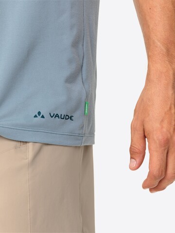 VAUDE Functioneel shirt 'Gleann' in Blauw