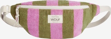 Marsupio 'Terry Towel' di Wouf in verde: frontale