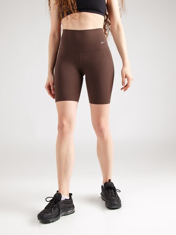 NIKE Skinny Sportshorts 'ZENVY' in Braun: predná strana