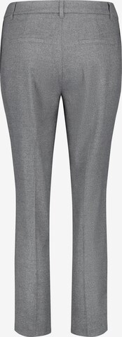 GERRY WEBER Regular Trousers with creases 'Citystyle' in Grey