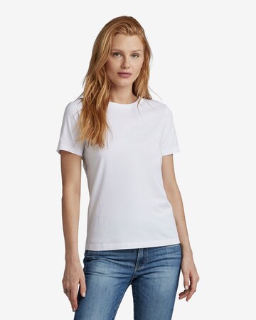 G-Star RAW T-shirt 'Nysid' i vit: framsida