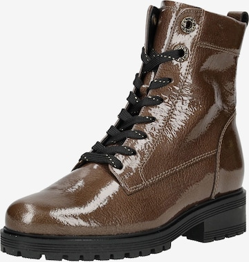 Stivaletto stringato di GABOR in marrone: frontale