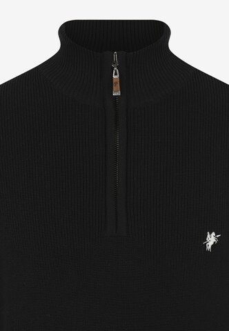 DENIM CULTURE Sweater 'Honour' in Black