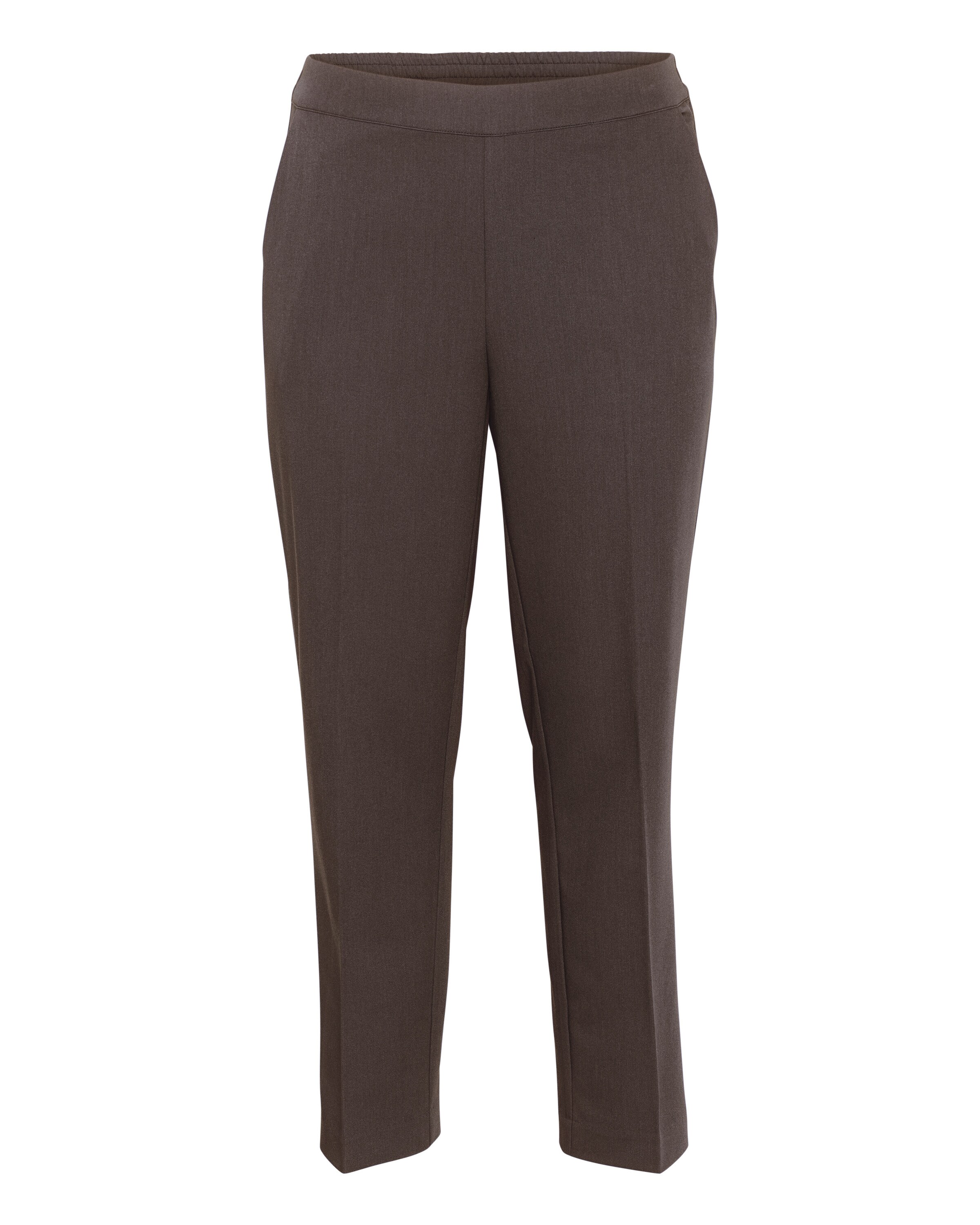 KAFFE CURVE Tapered Hose 'KCSakira' in Braun: Vorderseite