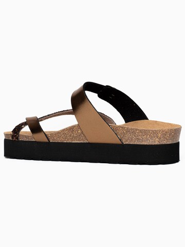 Bayton Teenslipper 'Andromac' in Bruin