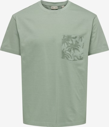 Only & Sons - Camiseta 'ONSFRED' en verde: frente