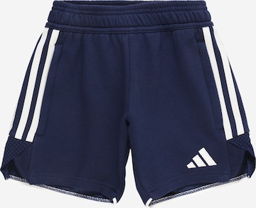Pantalon de sport 'Tiro 23 League' ADIDAS PERFORMANCE en bleu : devant