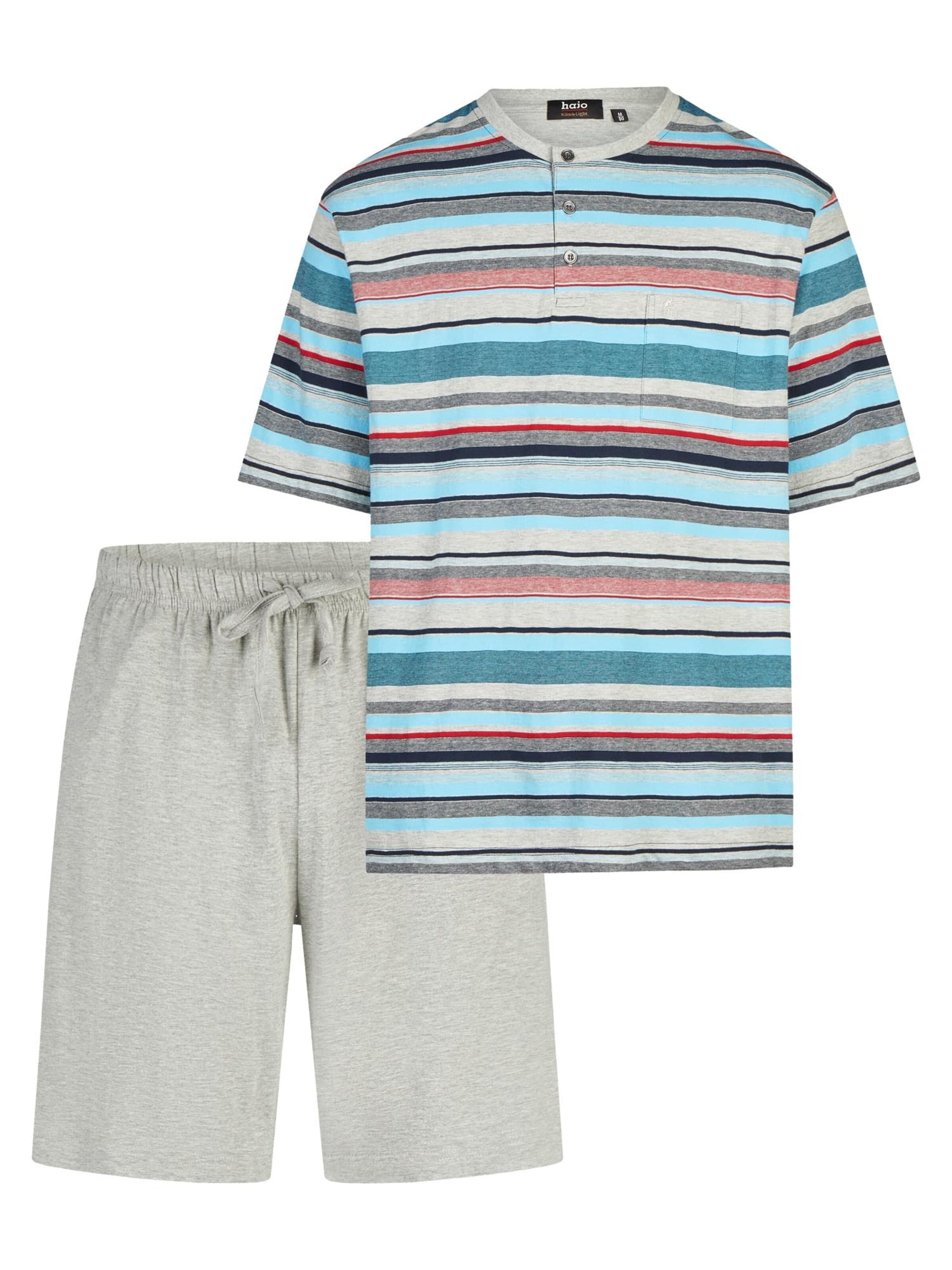 HAJO Short Pajamas 'Klima Light' in Mixed colors: front