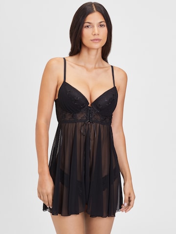 LASCANA Negligee 'Temptation' in Black: front
