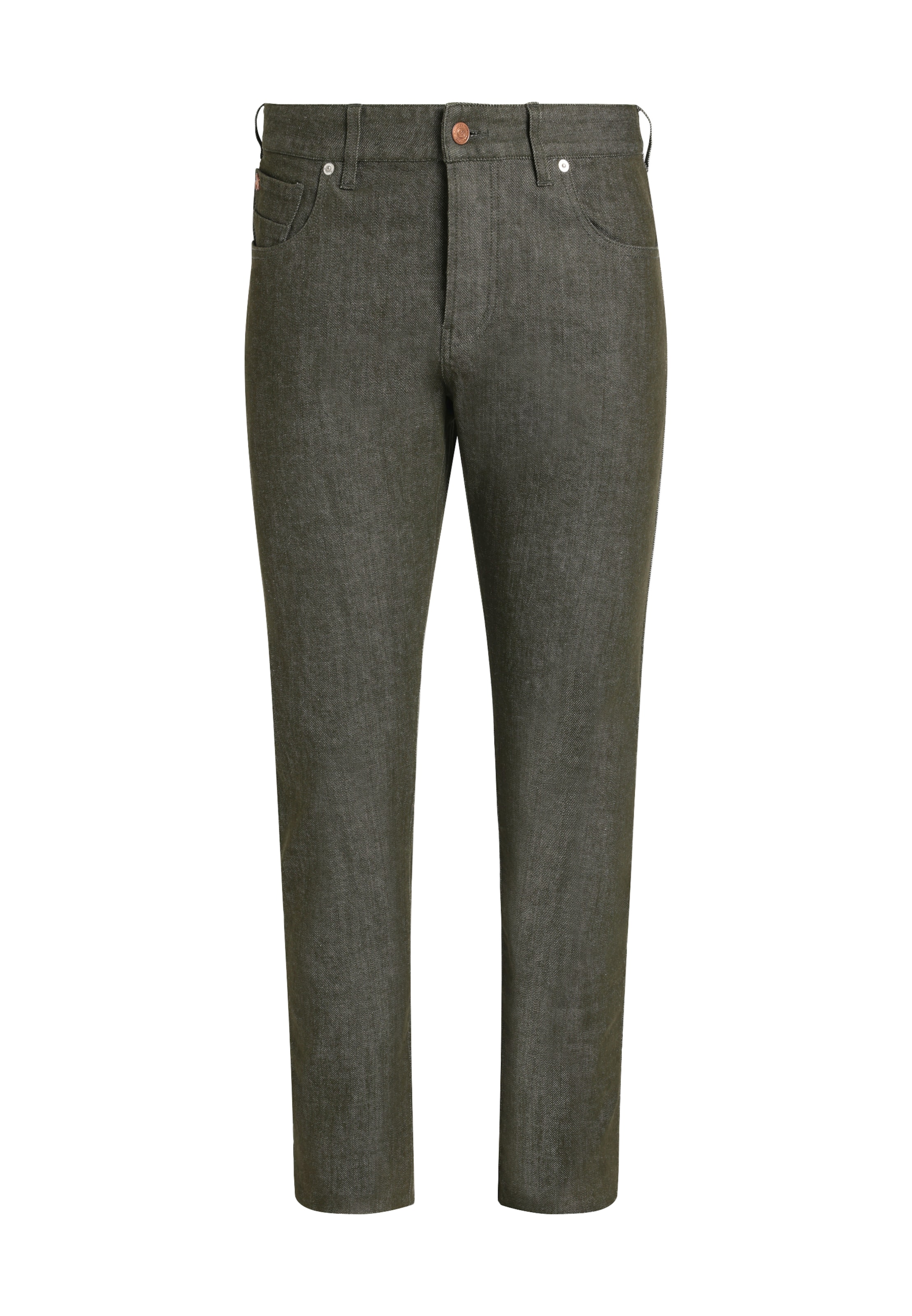 Coupe slim Jean 'Ralston' SCOTCH & SODA en vert : devant