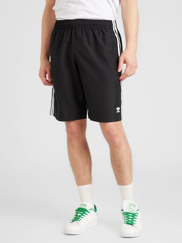 ADIDAS ORIGINALS Loosefit Broek in Zwart: voorkant