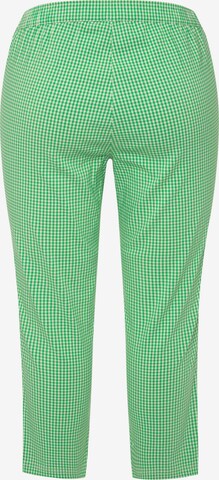 Coupe slim Pantalon Ulla Popken en vert