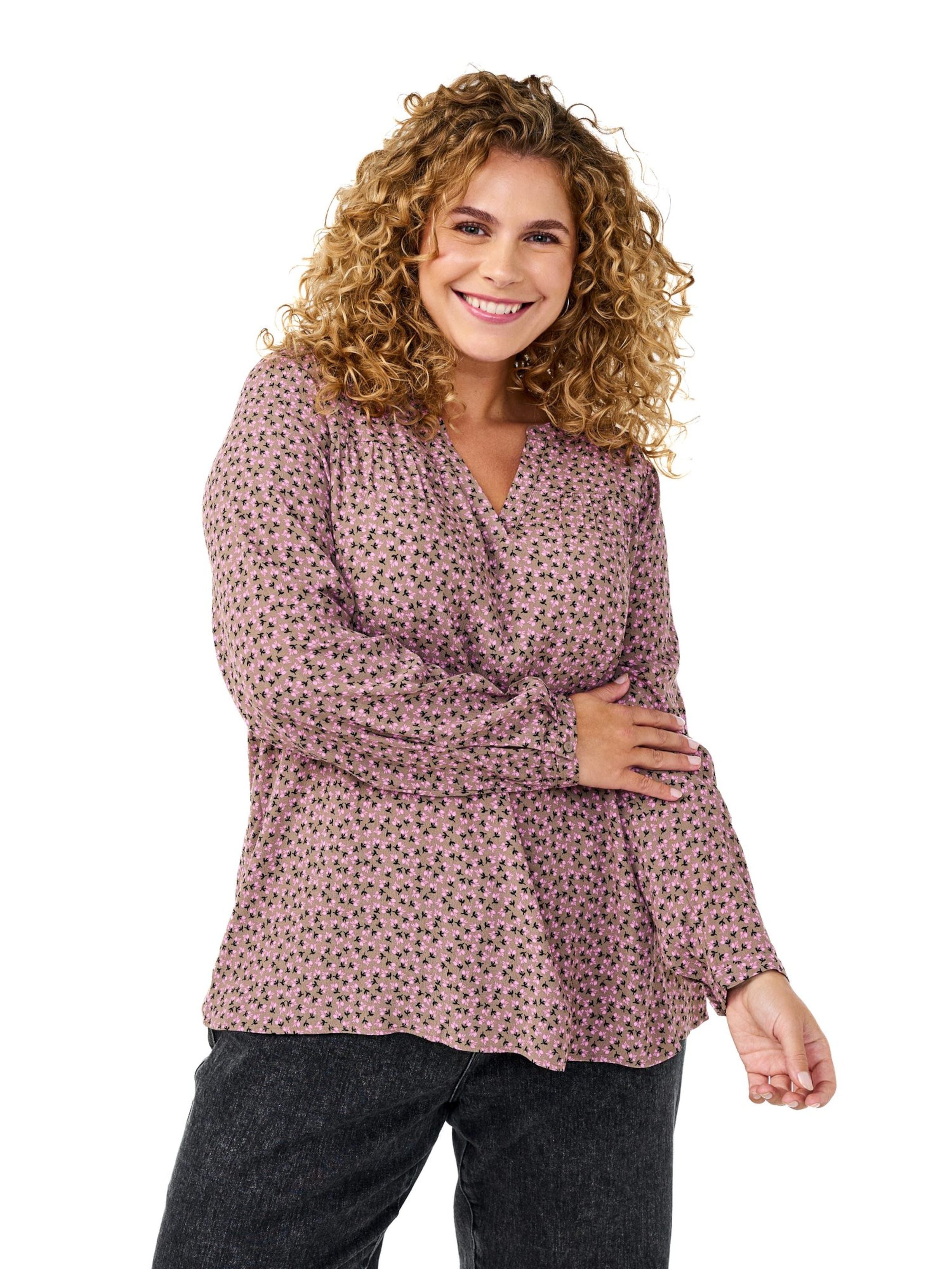 rozā Zizzi Blūze 'BELLA': no priekšpuses