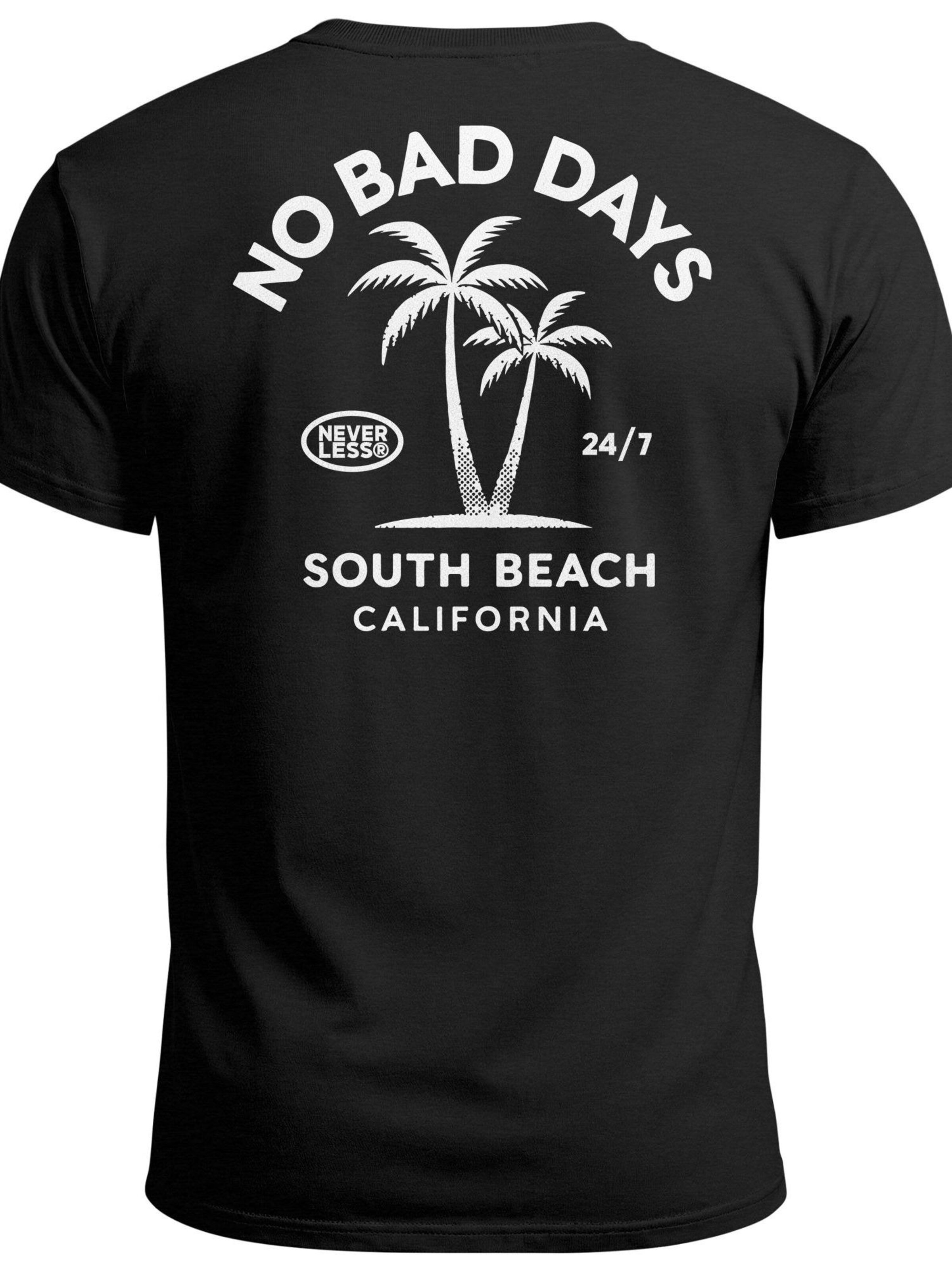 Neverless Shirt 'No Bad Days' in Black