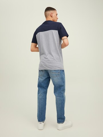 JACK & JONES Shirt 'Dan' in Grey