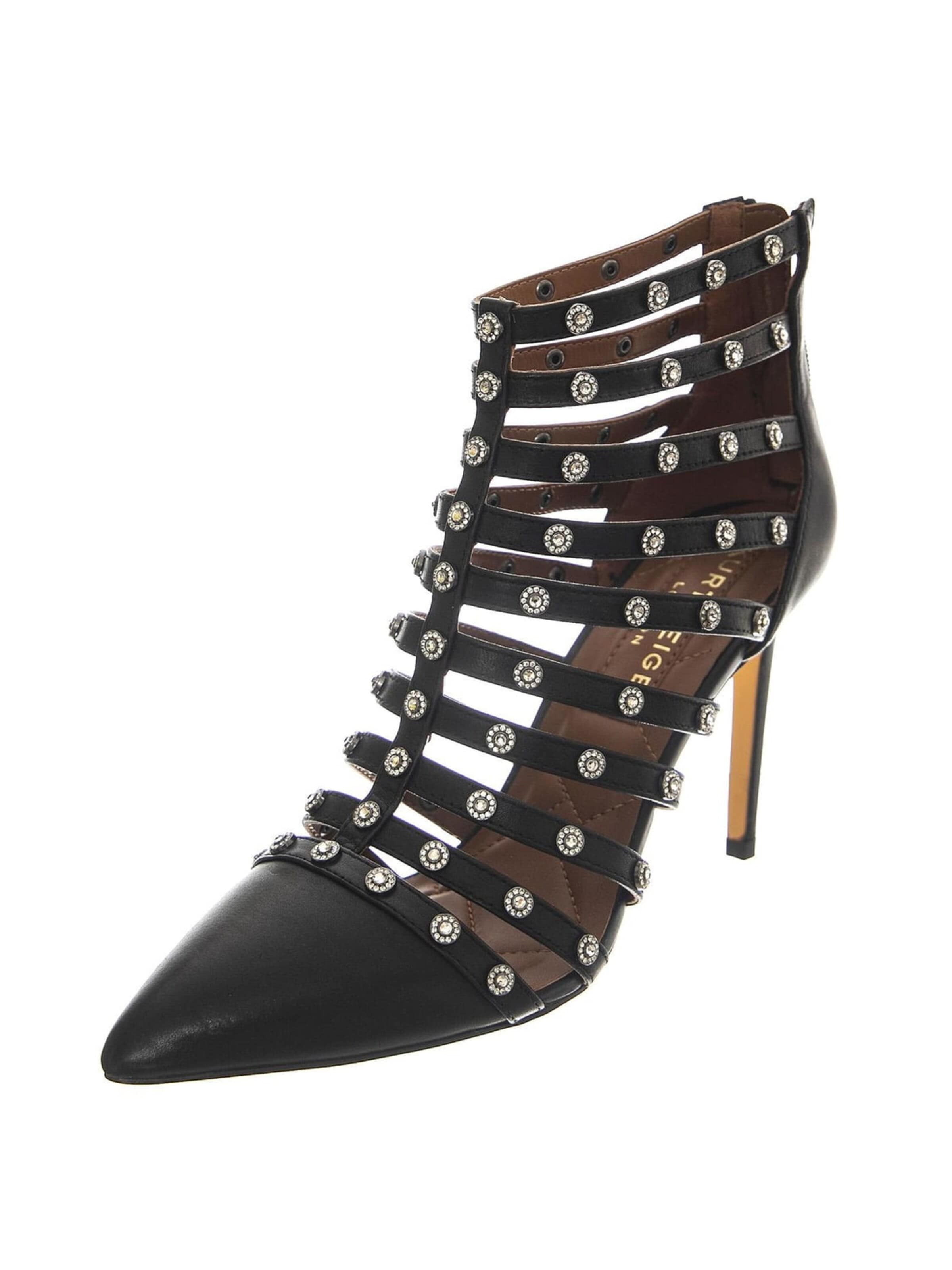 Kurt Geiger Boots 'Octavia Black Bootie Leather' in Black: front