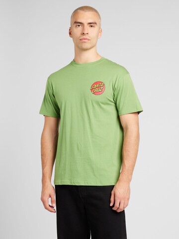 Santa Cruz Koszulka 'Classic' w kolorze zielony: przód
