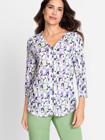 Olsen Shirt in Lila: voorkant