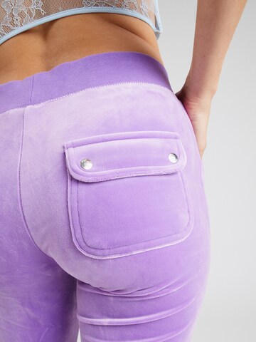 Juicy Couture Regularen Hlače 'DEL RAY' | vijolična barva