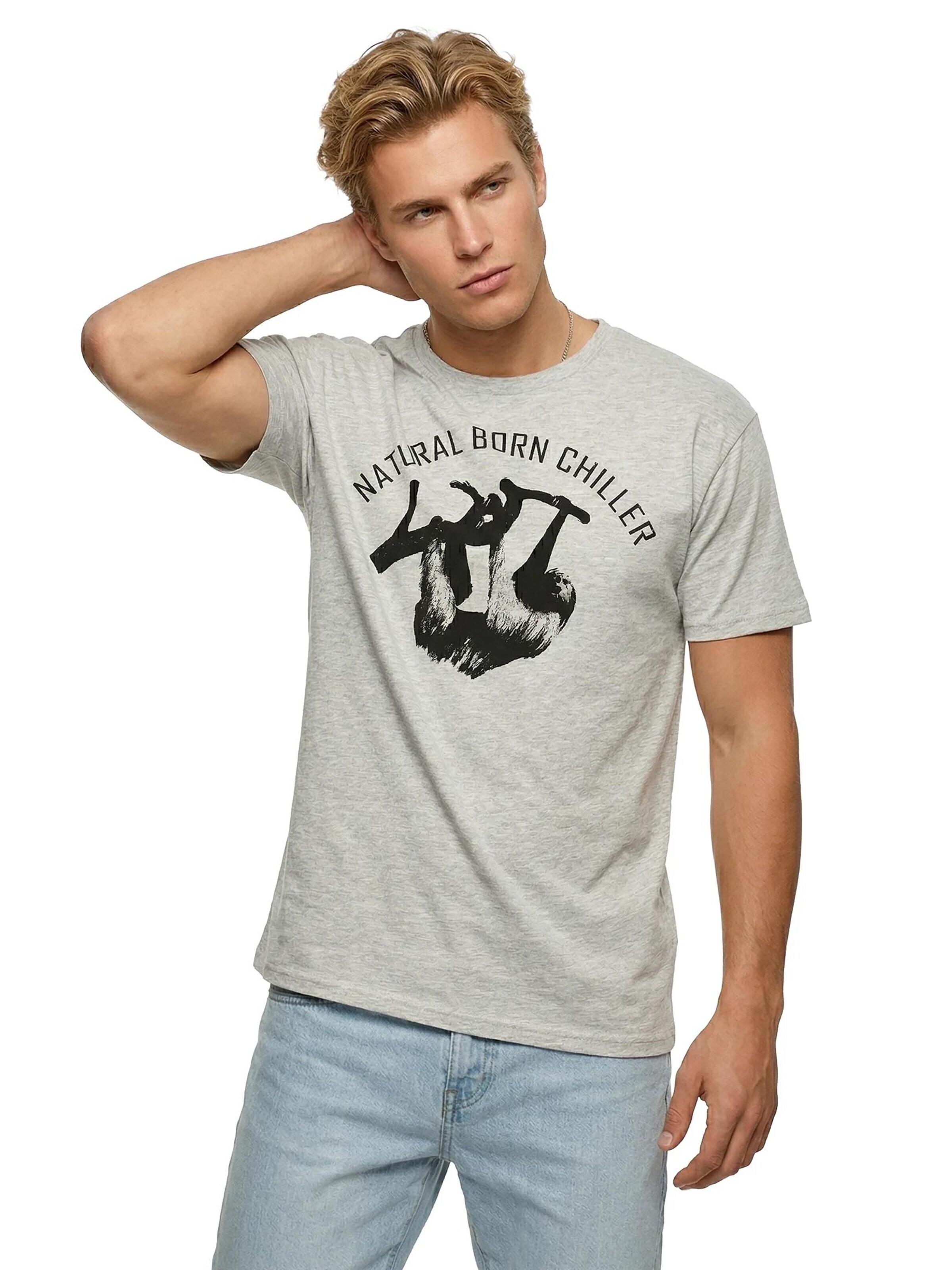 MAKAYA Shirt 'BornChiller' in Grey
