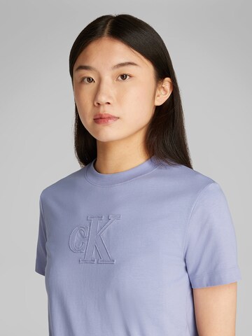 Calvin Klein Jeans - Camiseta en lila