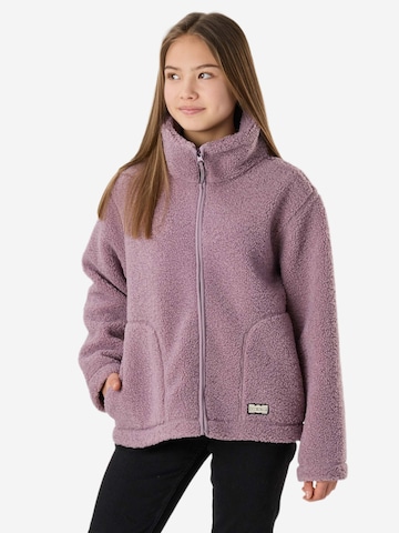 Denim Factory Fleecejakke 'Denver' i lilla: forside