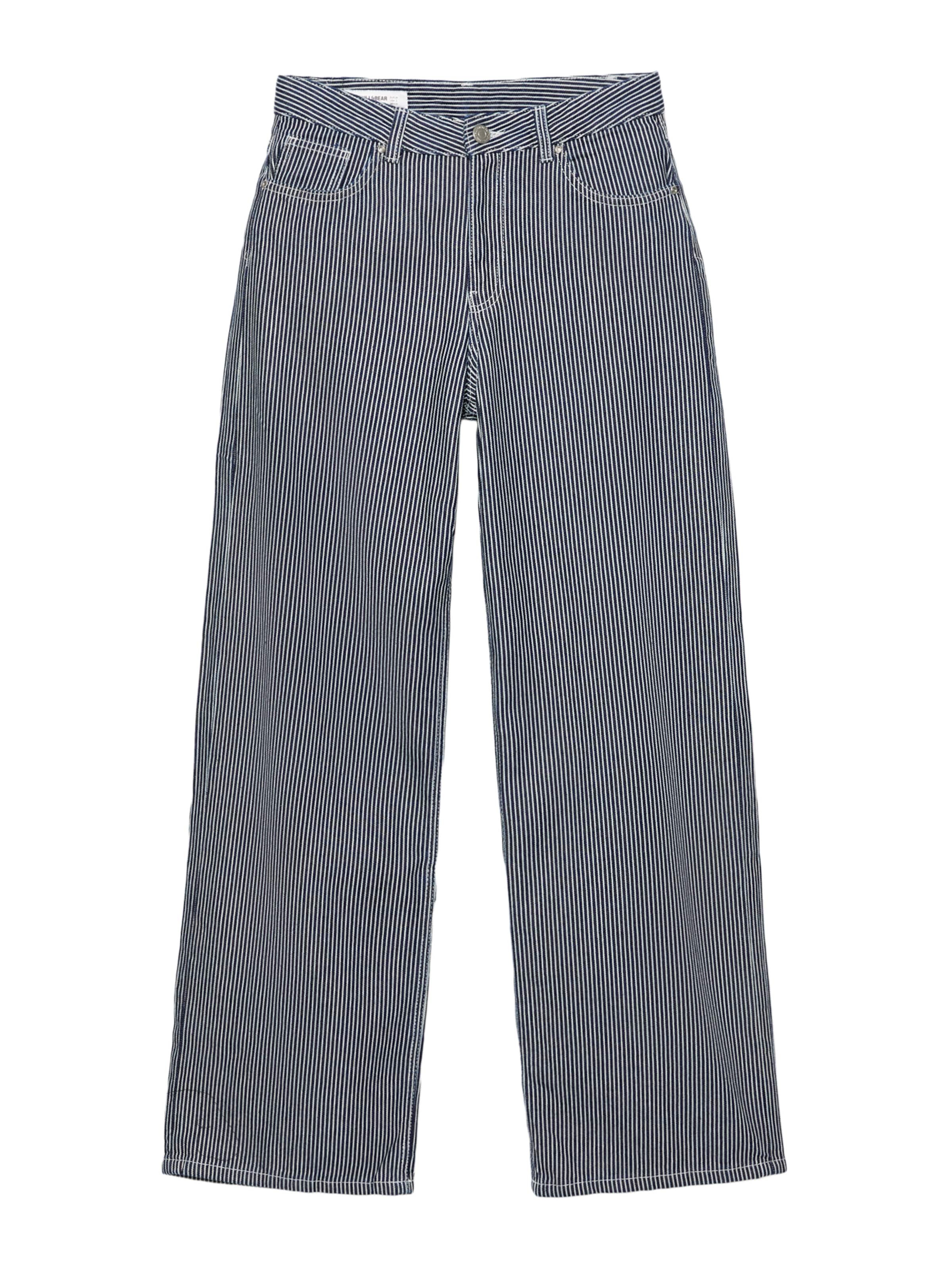 Pull&Bear Loosefit Jeans i blå: framsida