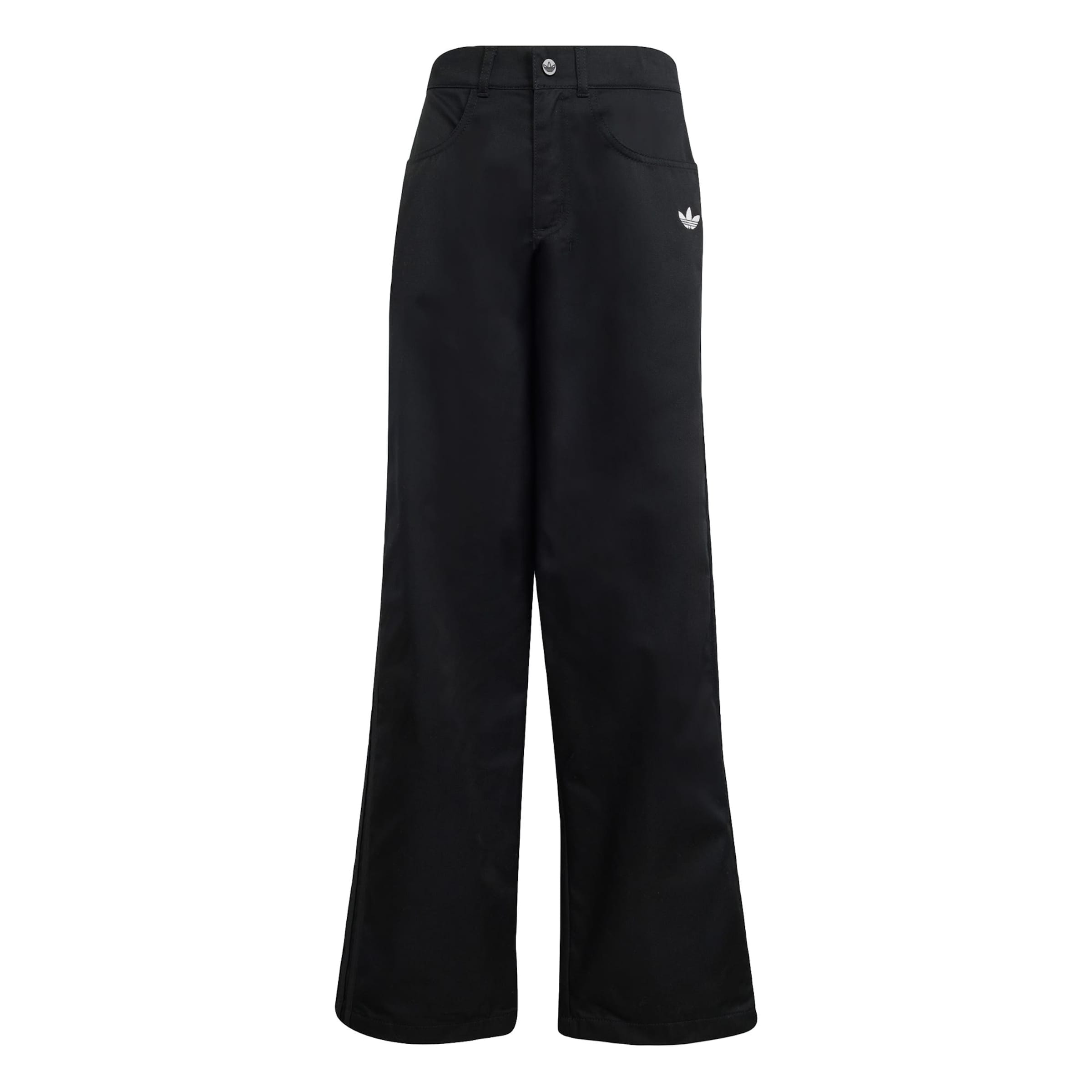 ADIDAS ORIGINALS - Loosefit Pantalón en negro: frente