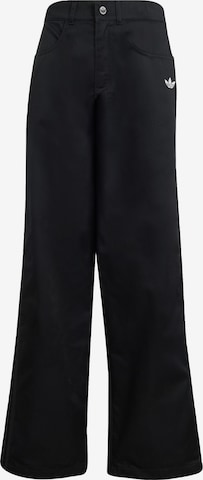 Loosefit Pantaloni di ADIDAS ORIGINALS in nero: frontale