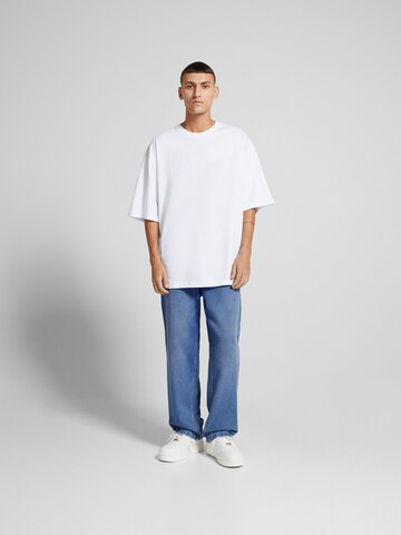 Bershka Wide leg Jeans i blå