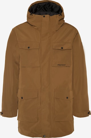 Veste d’hiver 'MELTIN' PROTEST en marron : devant