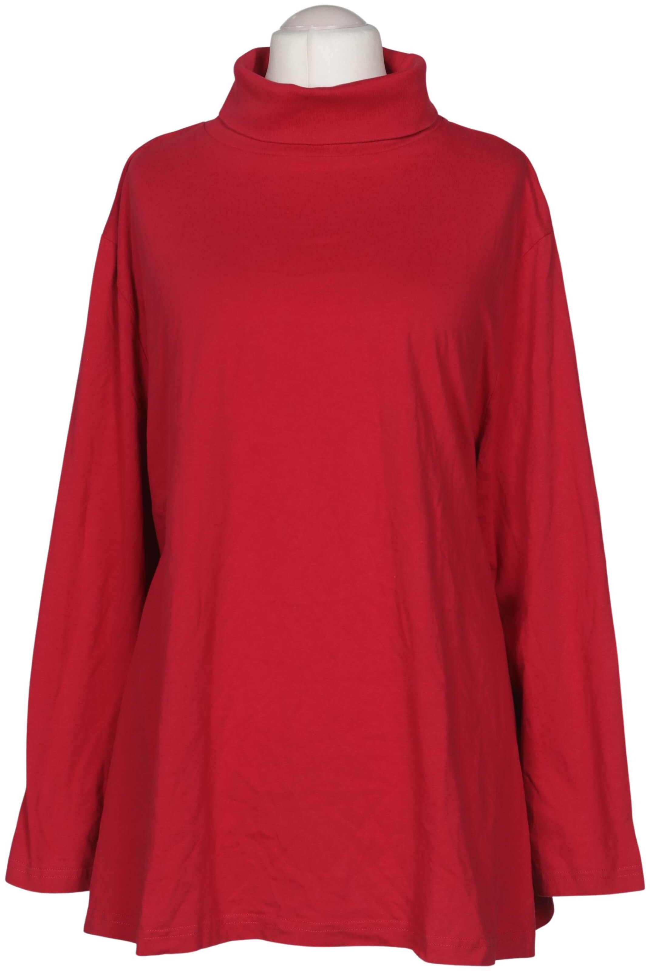 Ulla Popken Langarmshirt 11XL in Rot: Vorderseite