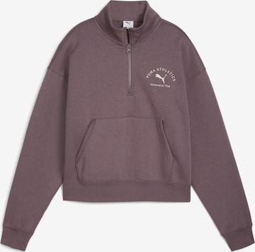 PUMA Sweatshirt in Lila: Vorderseite