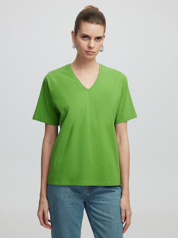 Ipekyol Shirt in Groen: voorkant