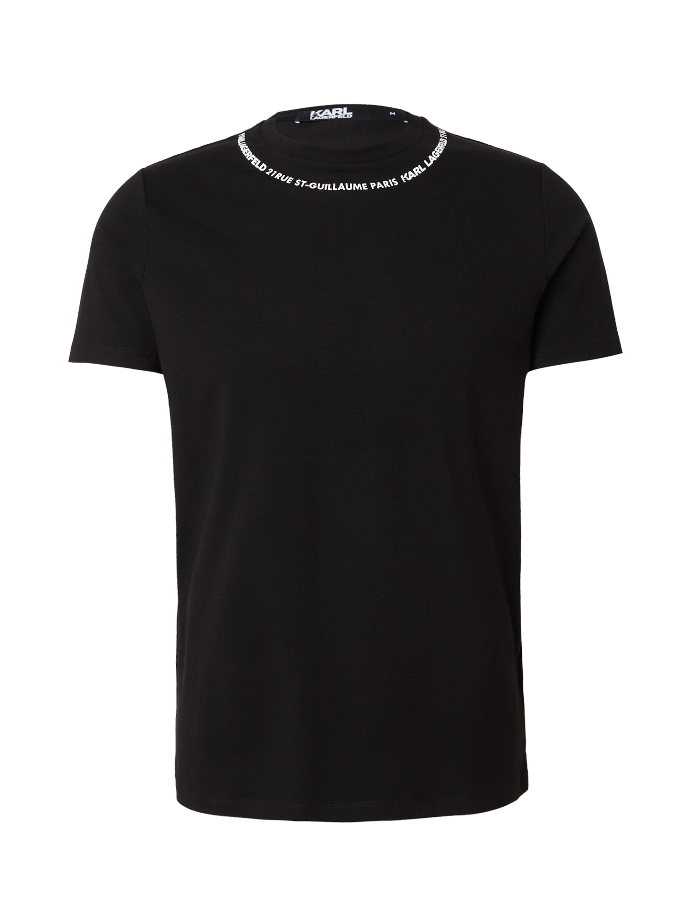 Tricou de la Karl Lagerfeld pe negru: față