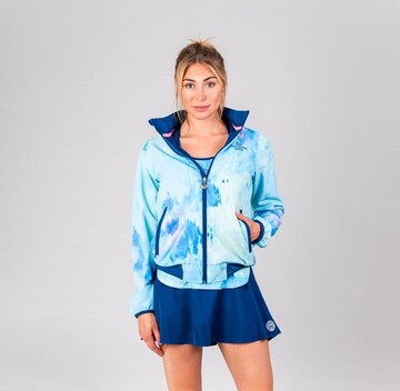 BIDI BADU Athletic Jacket in Blue: front