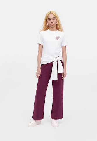 Calvin Klein Jeans Тениска 'CLASSIC' в бяло: отпред