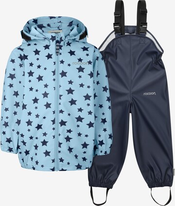Racoon Outdoor Athletic Suit 'Galway' in Blue: front
