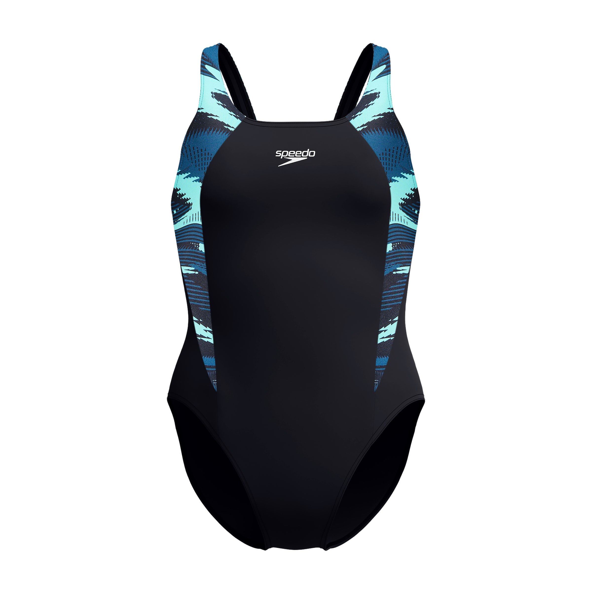 SPEEDO Active Swimsuit 'Hyperboom Splice' in Black: front