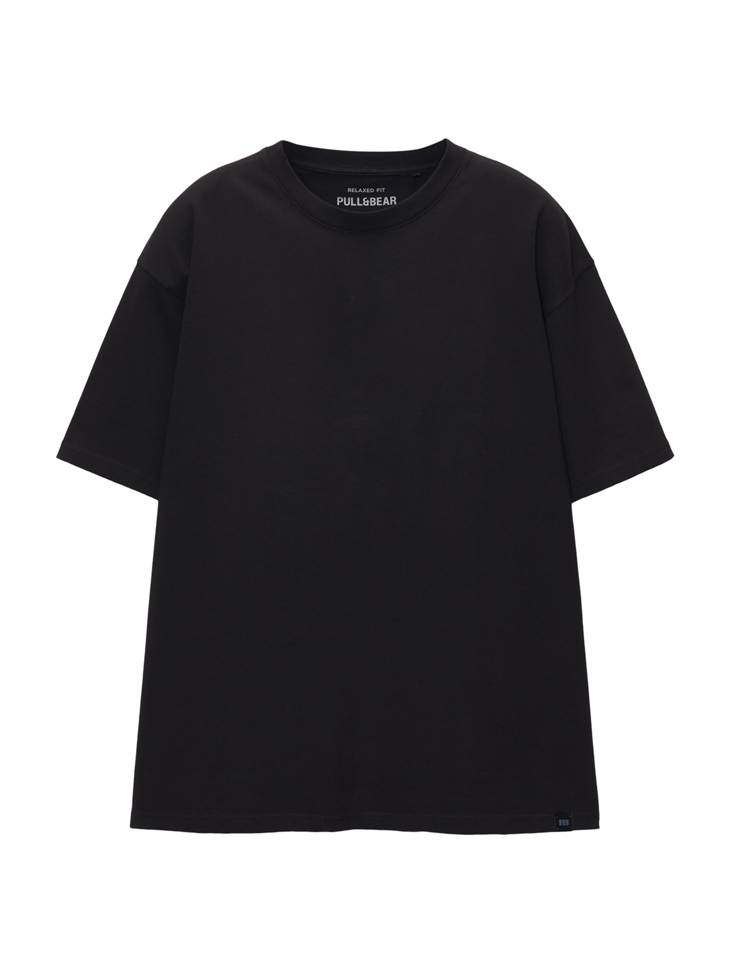 Pull&Bear Tričko – černá: přední strana