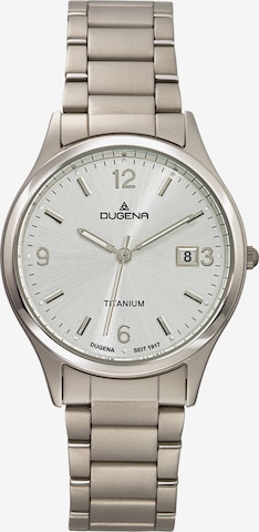 DUGENA Uhr in Silber: predná strana