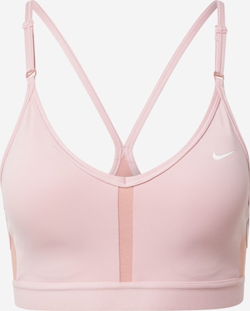NIKE Sports Bra 'Indy' in Pink: front