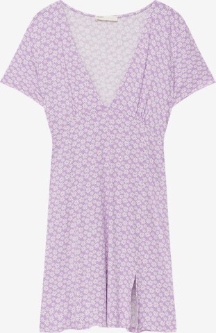 Robe d’été Pull&Bear en violet : devant