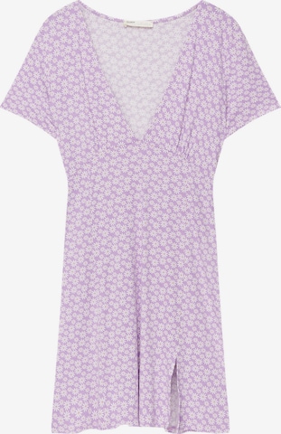 Pull&Bear Letnia sukienka w kolorze fioletowy: przód