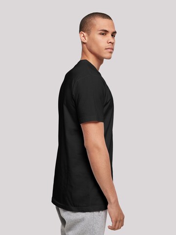 T-Shirt 'Wizard Cat' F4NT4STIC en noir